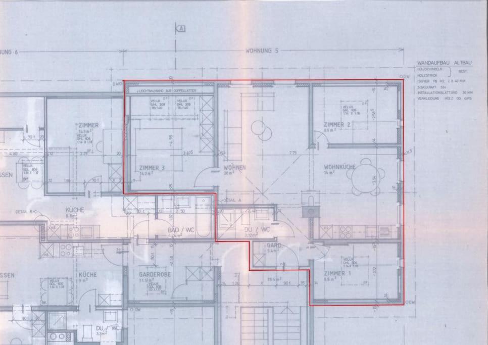 Dachwohnung Zentrum Unterwasser Eksteriør bilde